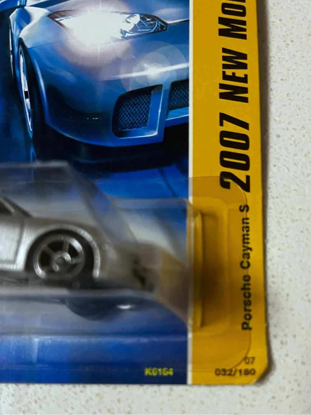 Hot Wheels Porsche Cayman S 2007 New Models Metal Flake Silver NIB